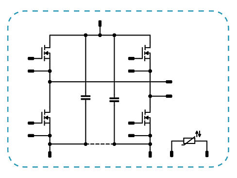 fastPACK 0 + 1 MOS schematic 