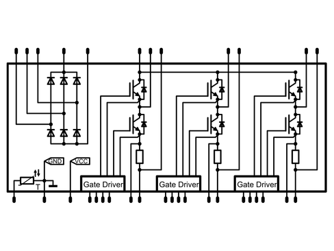 flowIPM 1B 1200 V - L23x schematic